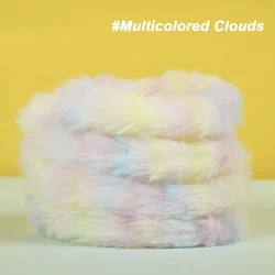 Colorful Plush Wire Sticks - DIY Miniature Animal and Pet Accessories - 1m 20mm (Multicolored Clouds)