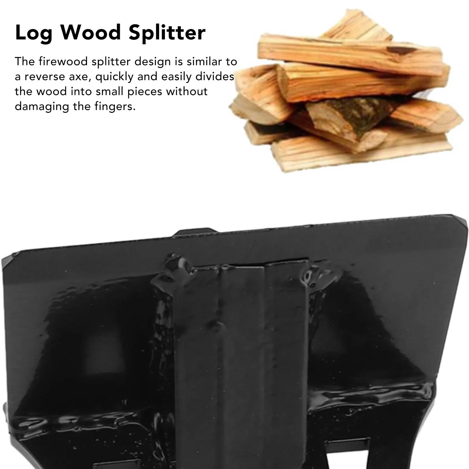 Firewood Splitter Portable Kindling Splitter Log Wood Splitting Opening Tool for Home Outdoor Camping Wood Splitting Tool