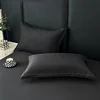 2pcs Pillowcase Decorative Cushion Cover Envelope Style White Gray Khaki Solid Color Home Body Pillow Case 48X74cm 6