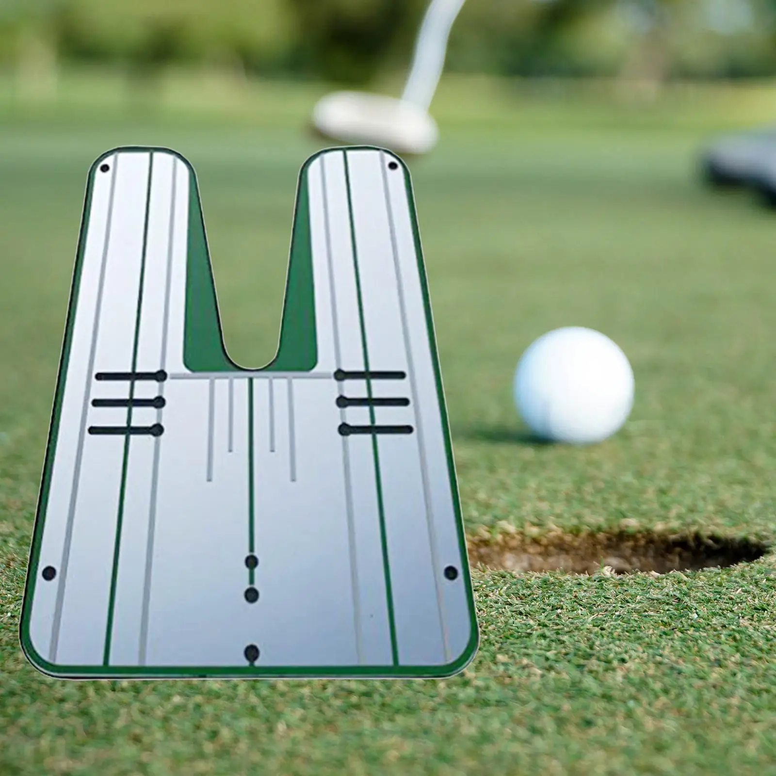 Golf Putting Alignment Mirror - Improve Your Putting Accuracy with this Portable Training Aid