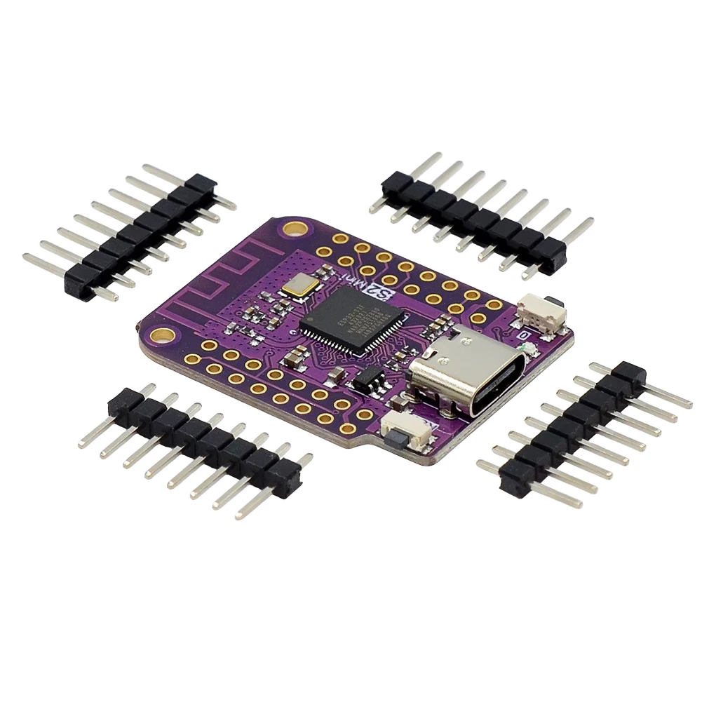 미니 와이파이 모듈 인터넷 개발 보드, ESP32-S2FN4R2 기반, 4MB 플래시, 2MB PSRAM, 미니 TYPE-C, 와이파이 모듈 보드, ESP32 S2