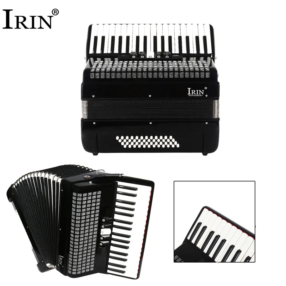 

IRIN 34 Keys 48 Bass Accordion Professional Accordion with Strap Accordion Bag Keyboard Instruments Performance/Teaching