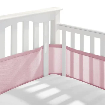 2Pcs Breathable Crib Bumper Set 1