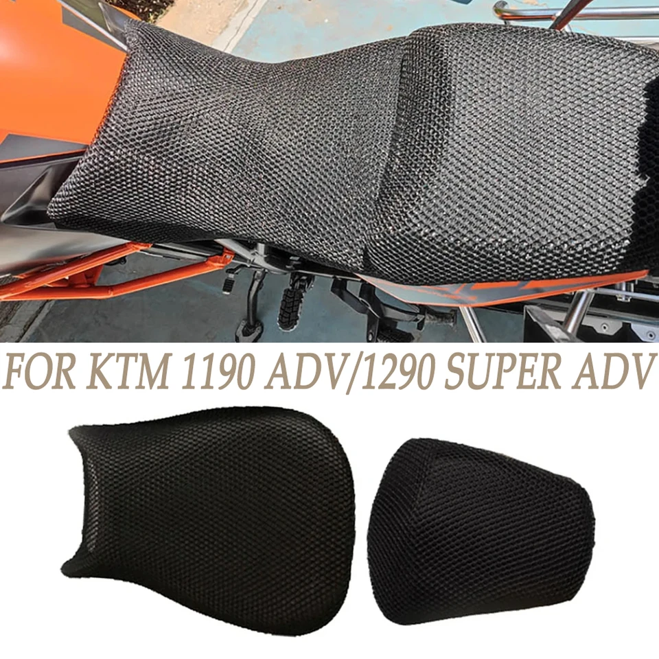 Housse De Siège Moto En Maille Nid D'abeille - Pour KTM 1290/1190 Super Adventure - Respirante Et Antidérapante