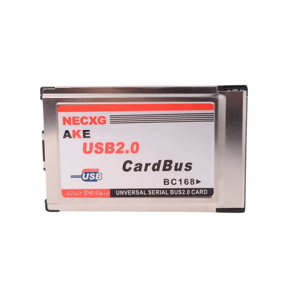 2025 신형 PCMCIA to USB 2.0 NEC 칩 숏 카드 USB2.0 카드버스 BC168 노트북 카메라 프린터 모바일 하드 드라이브용
