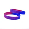 50 Pcs Pink Purple and Blue Subsection Color Pride Silicone Rubber Adult Size 5