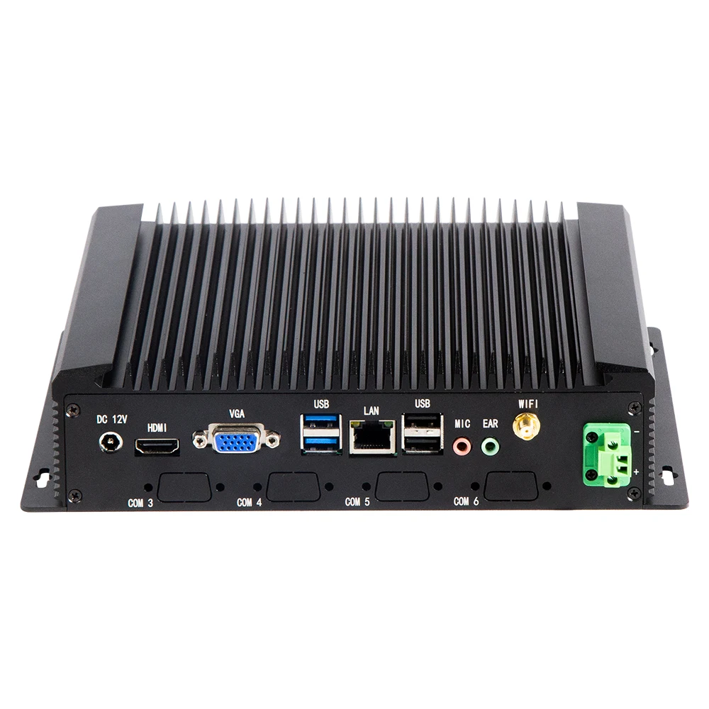 Bestview Fanless Industrial Mini PC J1900 J4125 i3 i5 i7 Desktop Computer PC Box 2LAN