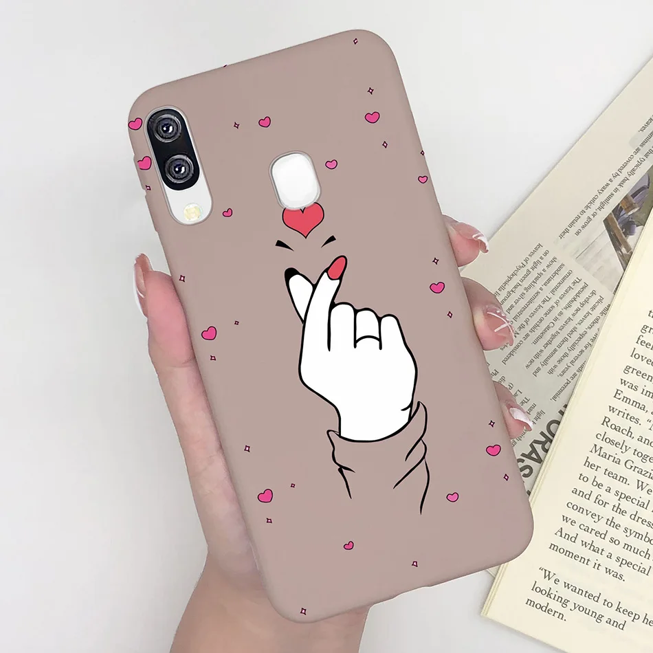 For Samsung A40 Case cover Cartoon Soft Cute Silicone Phone Case For thumbnail 8
