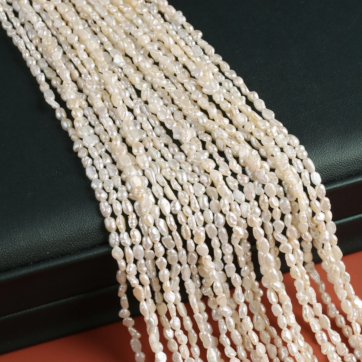 Natural Pearl Two-Sided Light Beads Exquisite Shape Elegant Appearance for DIY Jewelry Making Handmade Bracelet Necklace
