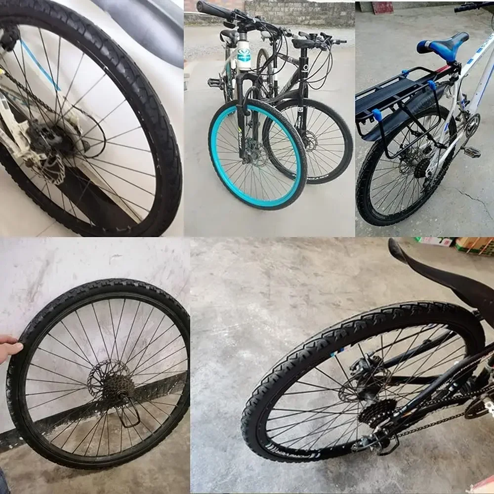 Pneu de bicicleta, 26*1.95, resistente ao desgaste, sem ar, anti faca, mtb, estrada, pneus de bicicleta, 26 cabeças, pneus não infláveis