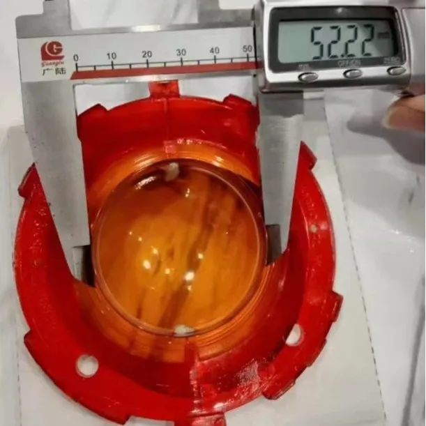 51.6mm 사운드 필름 레드 플라스틱 브래킷 폴리머 필름 스피커 액세서리 혼