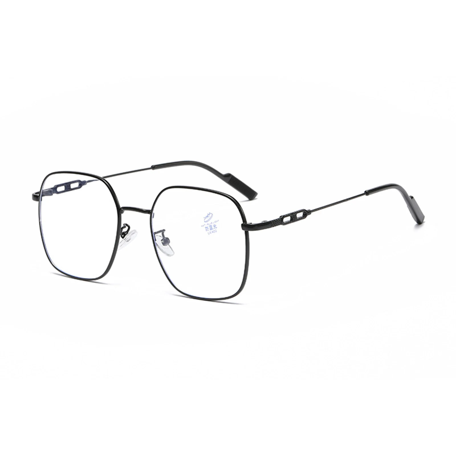 

Polygonal Blue Light Filter Myopia Glasses Discoloration Anti-Glare Eye Strain Glasses for Students Gaming Reading