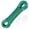 20M Washing Lines Long Rope Drying Clothes Hangers Steel Wire Lines PVC Camping Outdoors Garden Travel Supplies for Clothesline 2