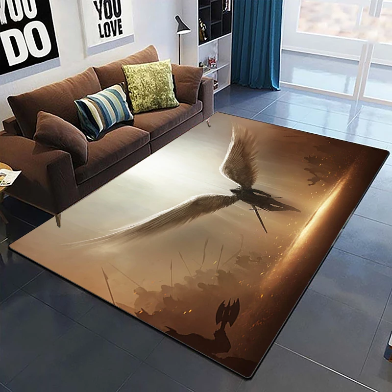 

Hot Game Diablo Art Printed Carpet for Living Room Large Area Rug Soft Home Decoration Mats Dropshipping Tapis De Chambre Tapis