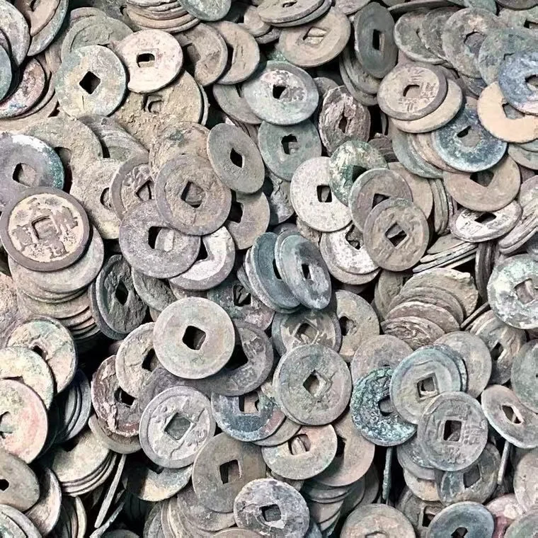 

50pcs Chinese Feng Shui Lucky Coins Qing Dynasty Old Copper Coin Set 24mm Ancient Fortune Ching Money Cash for Collection Gifts