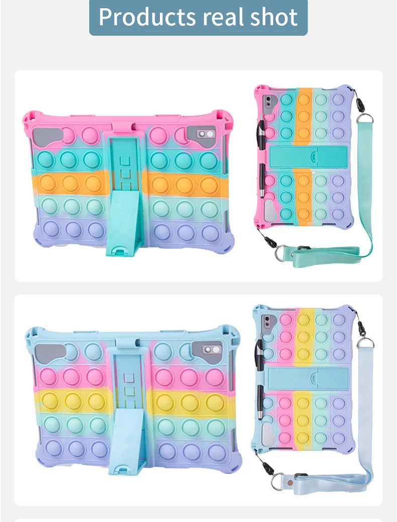 push it bolha silicone capa para alcatel tablet capa para blackview oscal almofada st