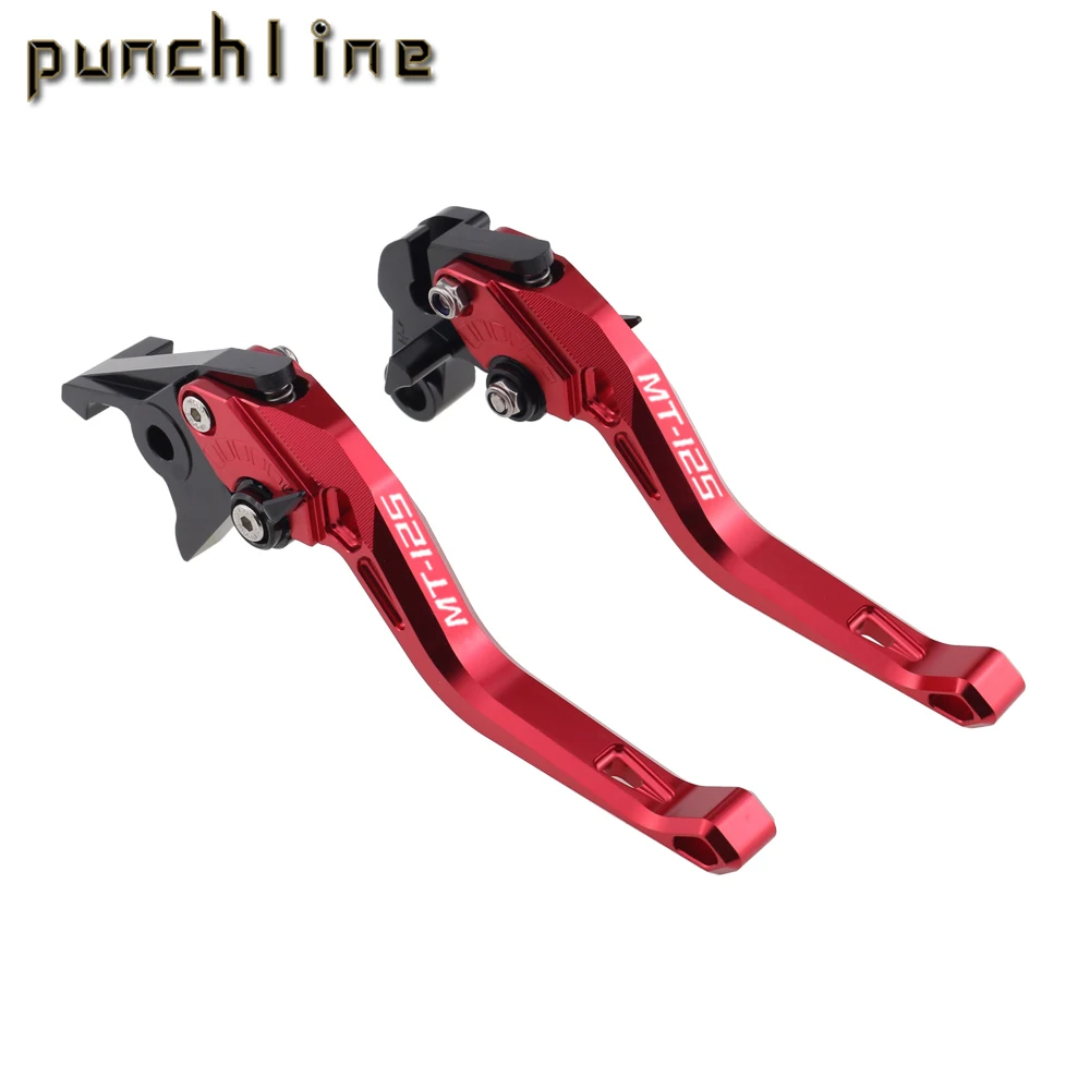 Fit For MT-125 2014-2020 MT 125 MT125 2015 2016 2013 Motorcycle CNC Accessories Short Brake Clutch Levers Adjustable Handle Set 4