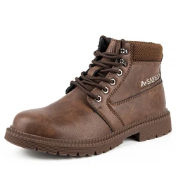 Unisex Steel Toe Indestructible Work Sneakers - Anti - Puncture, Anti - Smash, Non - Slip Safety Shoes - 45 (Brown)
