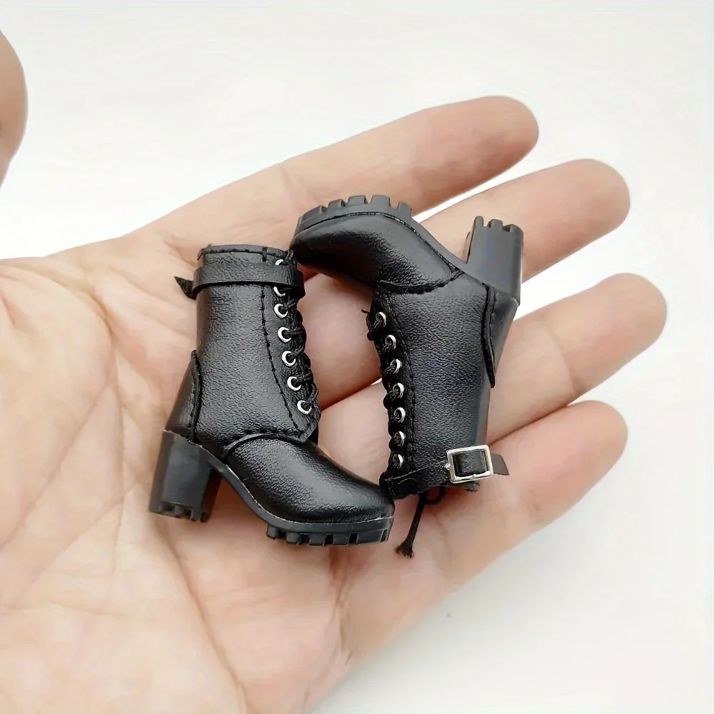 Auf Lager 1/6 Skala Weibliche Hohl Stiefel Modell Mittleren Rohr Schuhe für 12 zoll Puppe Action-figuren Körper Zubehör – Detail 3