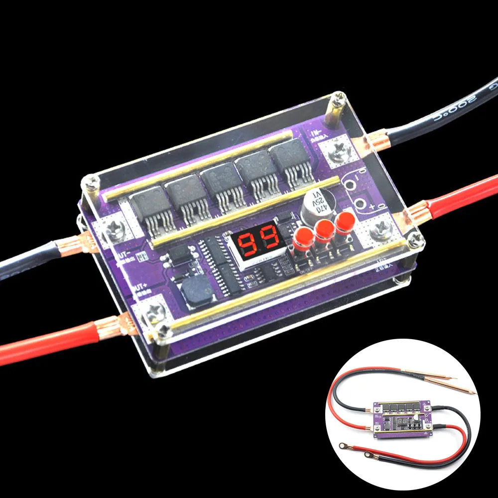 스폿 용접기 DIY 키트, 파워 조절식 스폿 용접 제어 보드, 18650 배터리, 0.05 0.3mm 니켈 시트, 99 기어 AliExpress