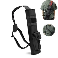 Archery Back Arrows Quiver Bag, Quiver Arrow Holder with Molle System and Pockets Archery Quiver for Hunting Shooting Target Pra 1