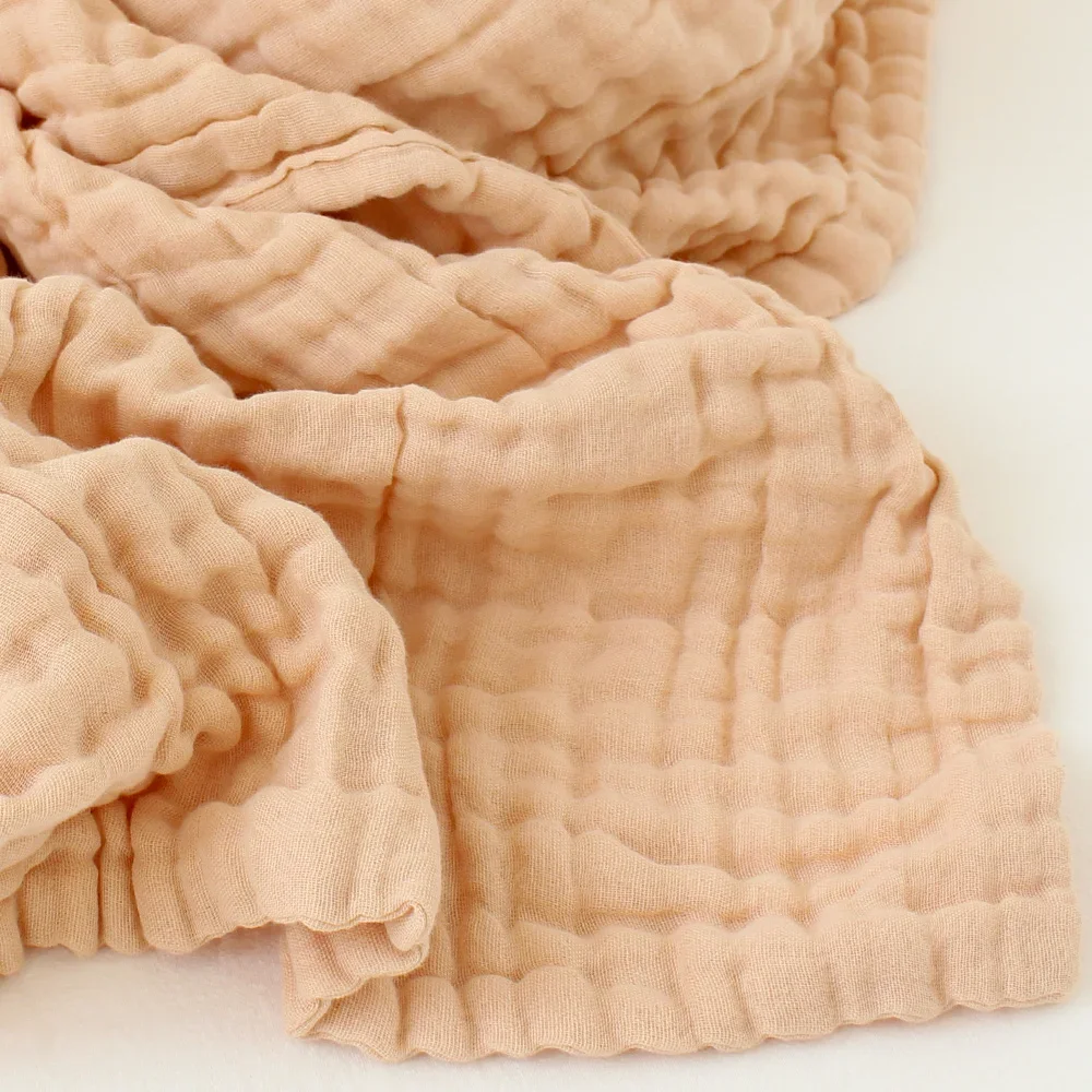 6 Layers Swaddle Blanket Baby Blankets Newborn Organic Bedding Cover Quilt White Color Baby Bath Towel 5