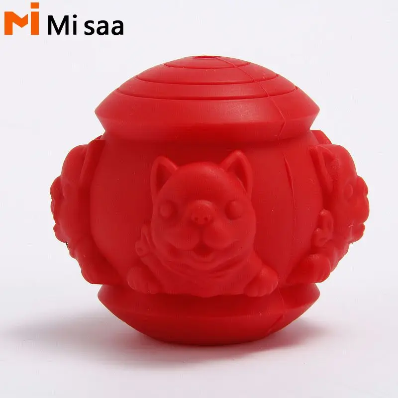 

Pet Dog Ball Toys For Small Dogs Chew Puppy Toy Dog Food Leakage Toys Pets Voice Bite Resistant Interactive Dog Ball Toys