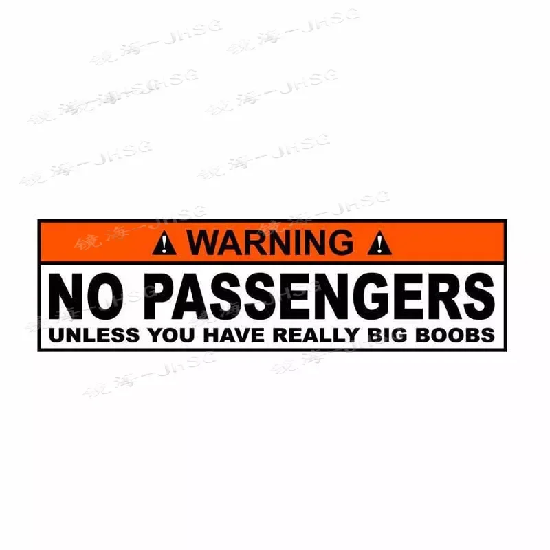 

Fun Sticker Warning PVC Fun Sticker Unless You Have A Real Baby Stroller Sticker