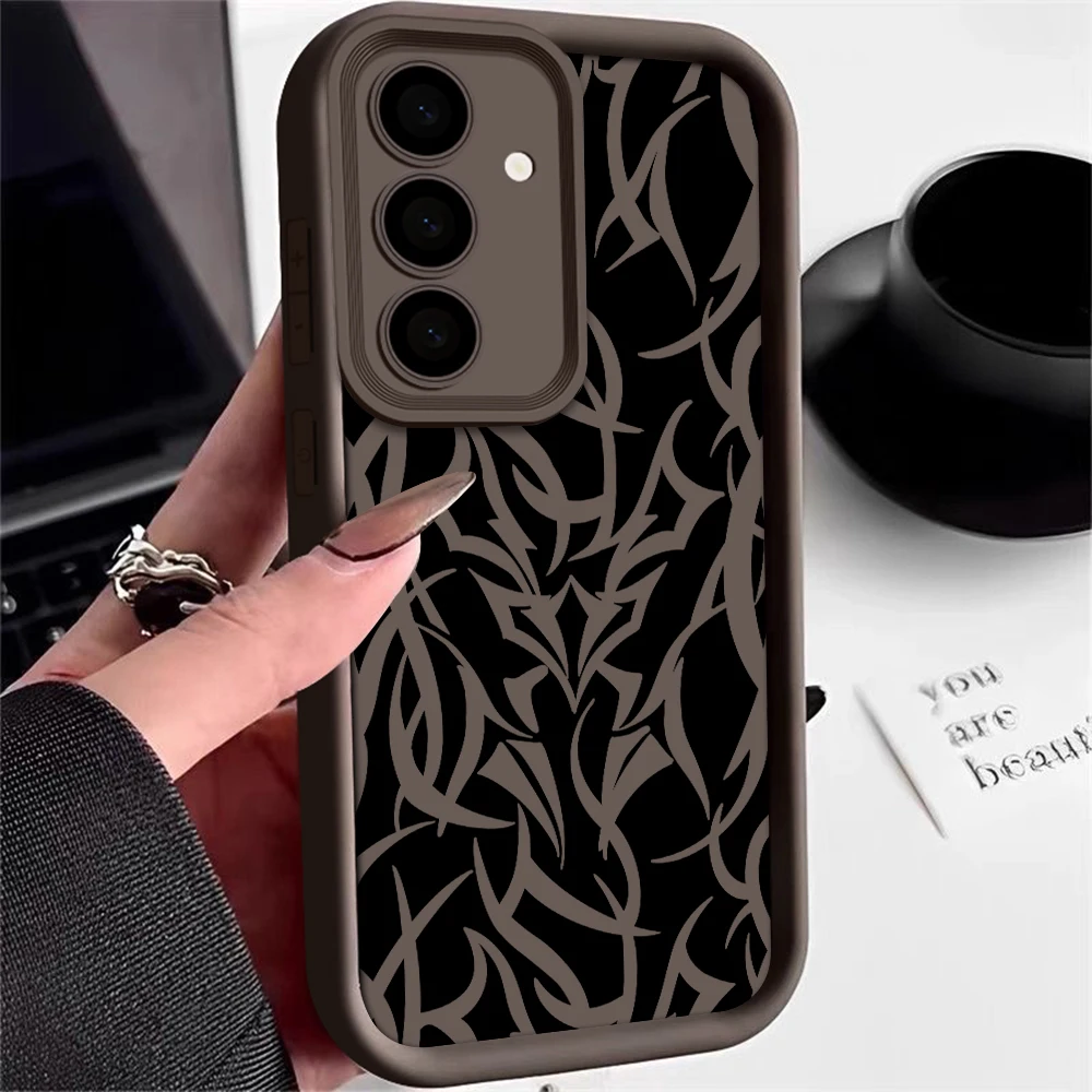 Premium Silicone Texture Phone Case - Fashion Niche Collection
