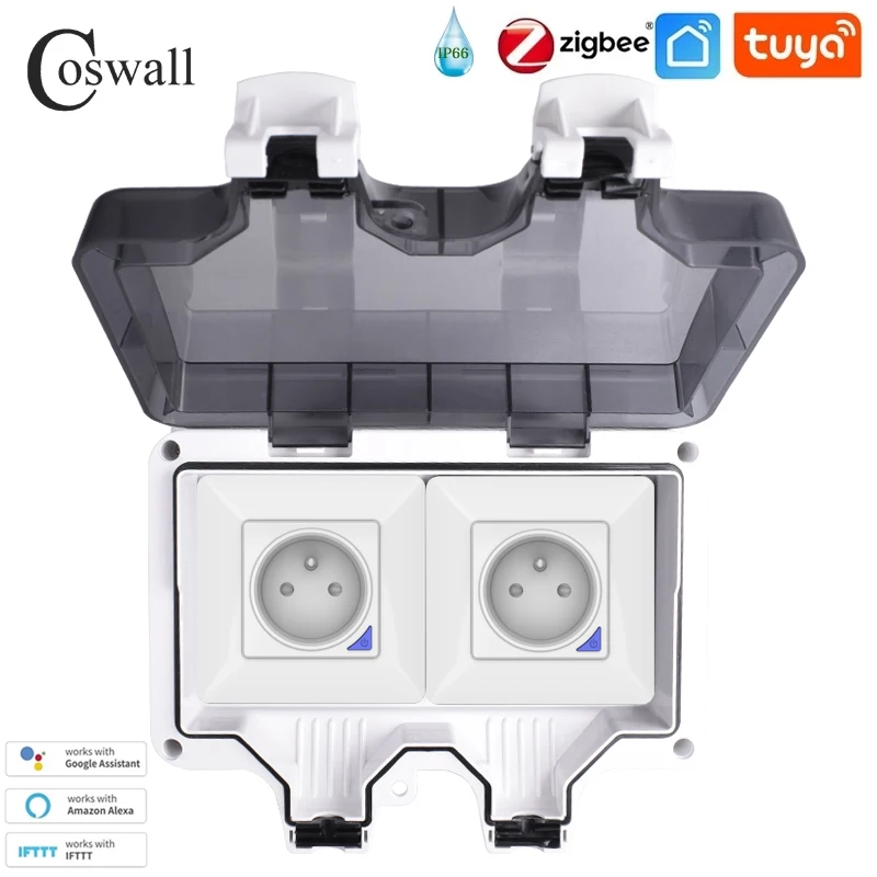 coswall tuya zigbee wifi ip66 a prova 01