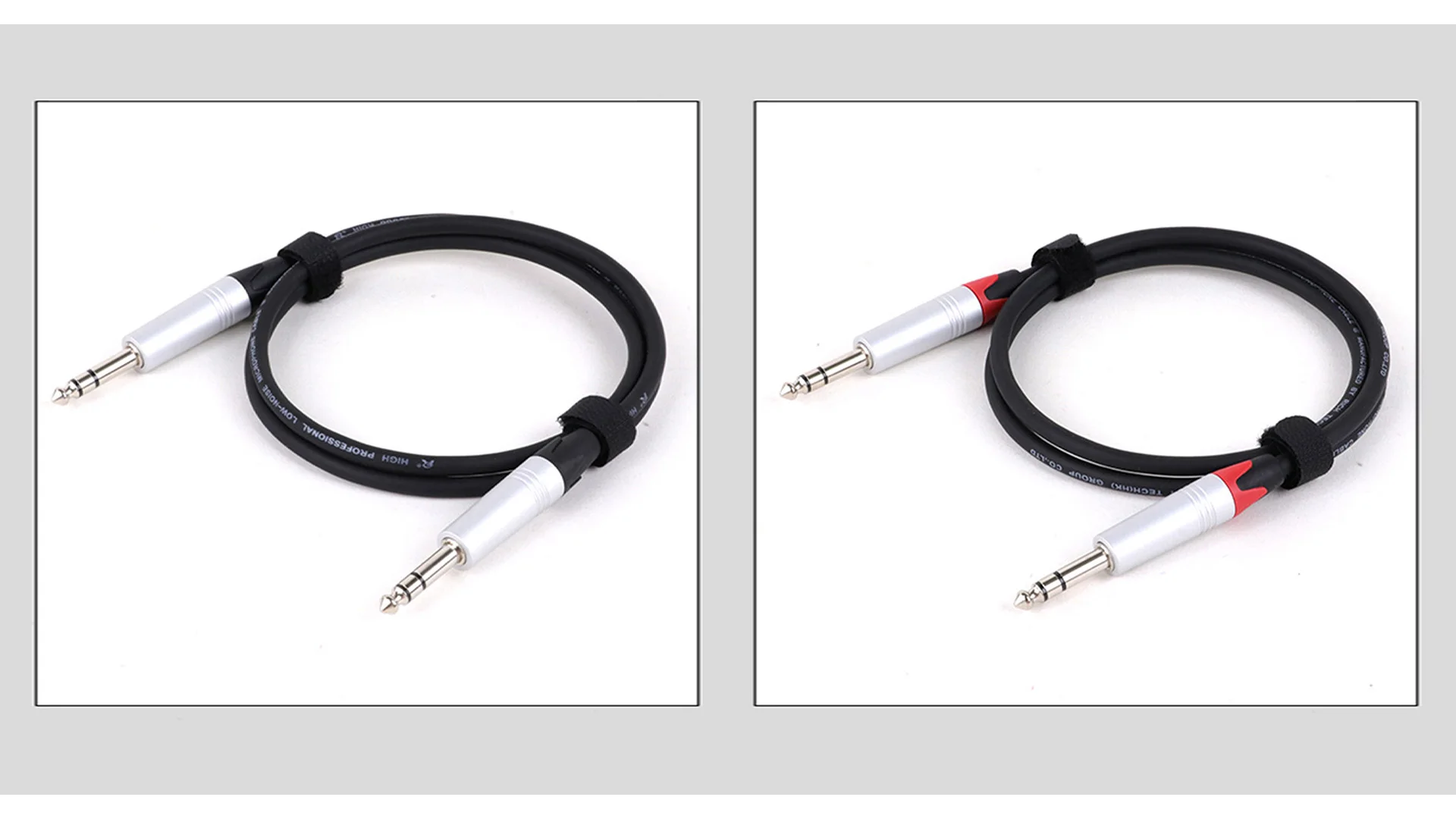 Guerguo 6,35mm 6,35 Zoll trs Stecker buchse auf 0,3mm Zoll trs Stecker buchse auf gerades Patchkabel für Gitarren mikrofone M-25M – Detail 6