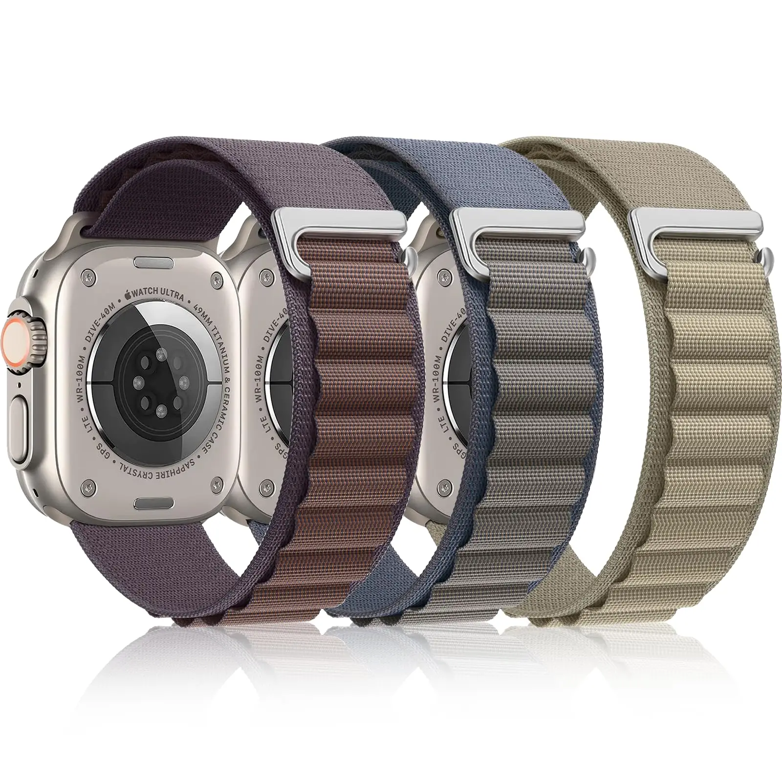 Фото Ремешок для apple watch Ultra band 49 мм 44 мм 40 мм 45 мм 41 мм 42 мм 38 мм №2