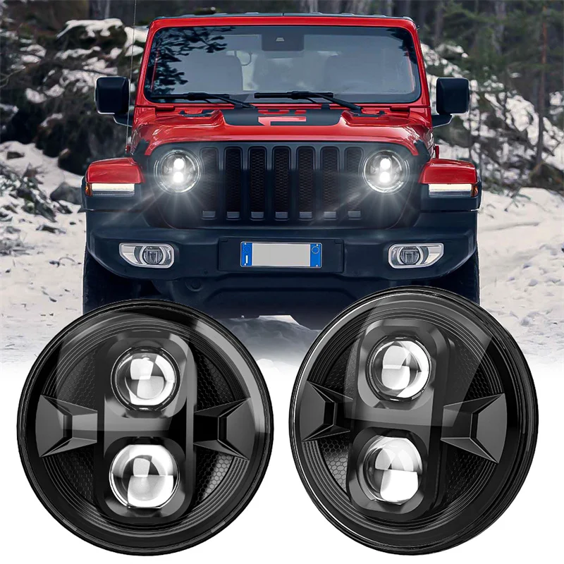 fari led 7 pollici omologati - HM4X4