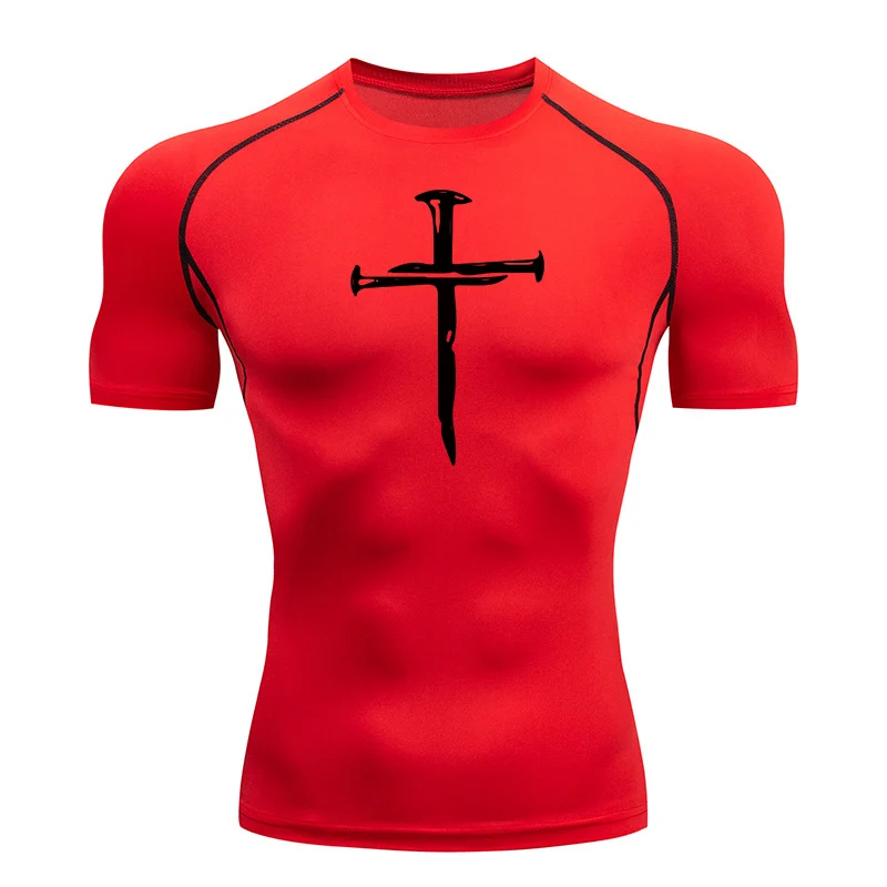 Christian Athletic Quick-Dry Compression Workout Tee