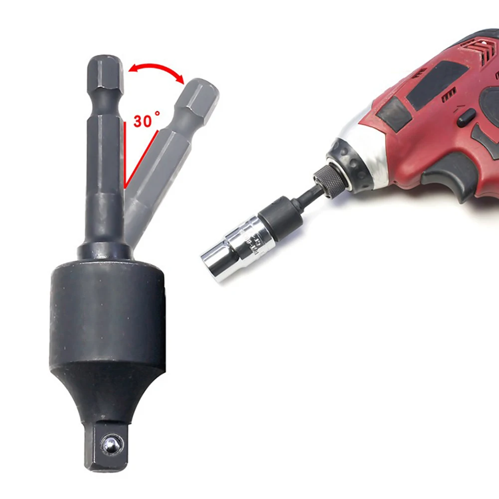 1/4 Inch Hex Shank Electric Drill Socket Adapter 1/4" 3/8" 1/2" For