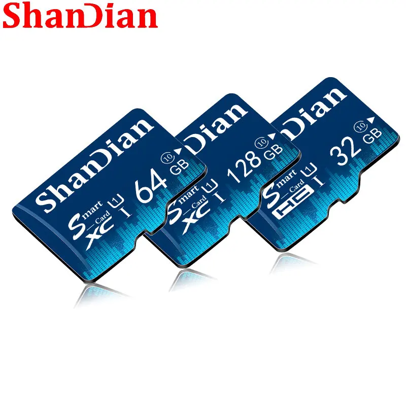 

ShanDian new Smart sd card 32GB 64GB 128GB class10 Smartsd TF card 16GB 8GB TF Memory card External disk For Smart Phone Camera