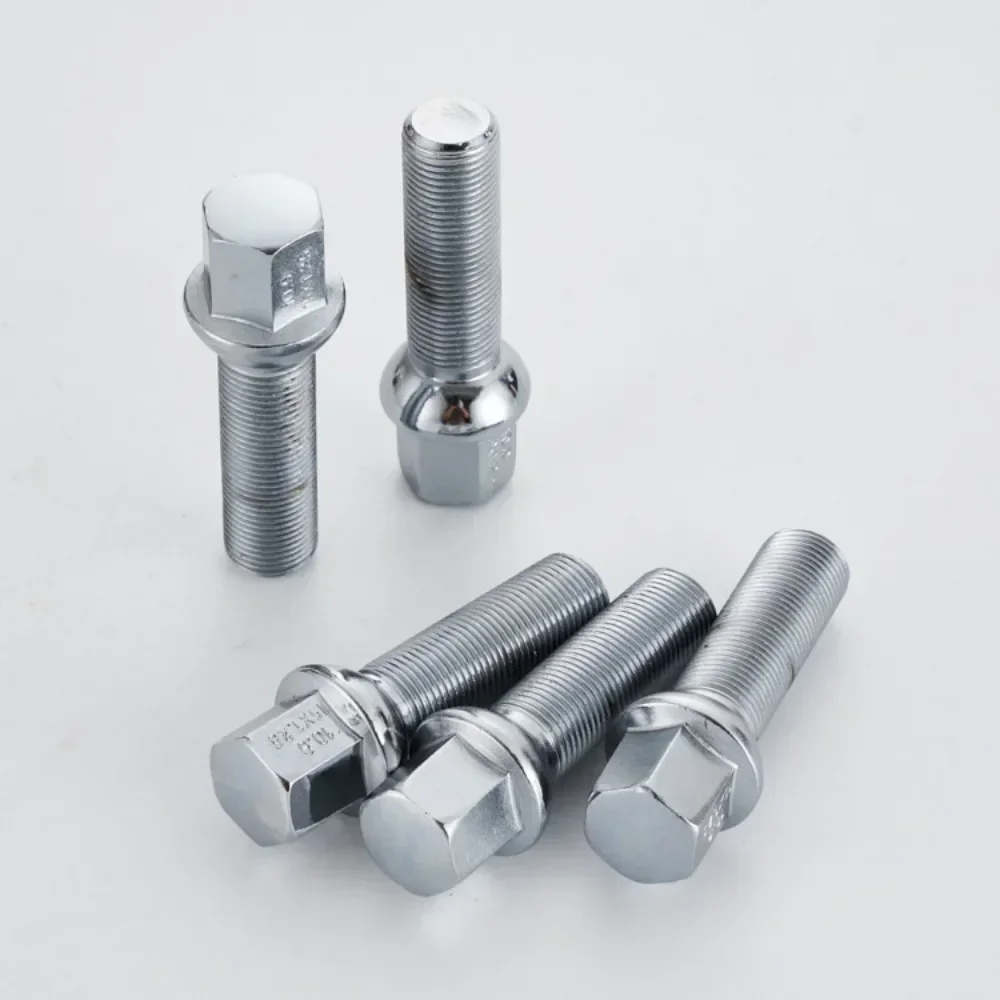 1pc M15x1.25 Extra Long Wheel Lug Bolts Screws Suit for Mercedes-benz Hex 17mm Thread Length 28/35/40/45/50/55/60/65mm