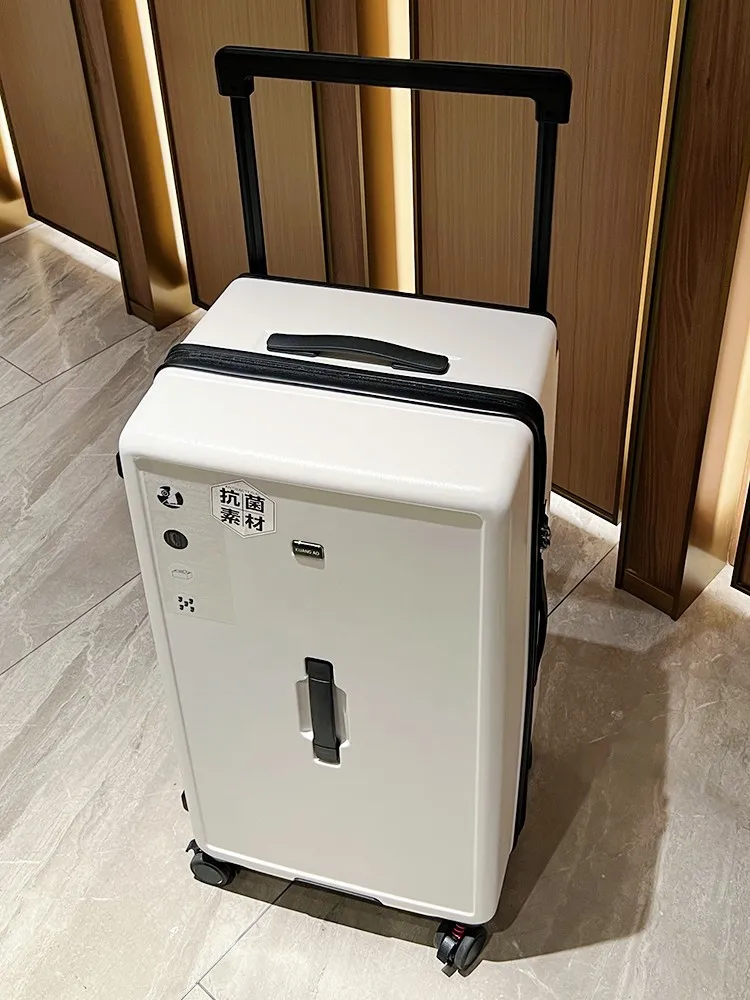Giant capacity large capacity wide pull rod five-wheel explosion-proof luggage brake damper universal wheel pull rod box