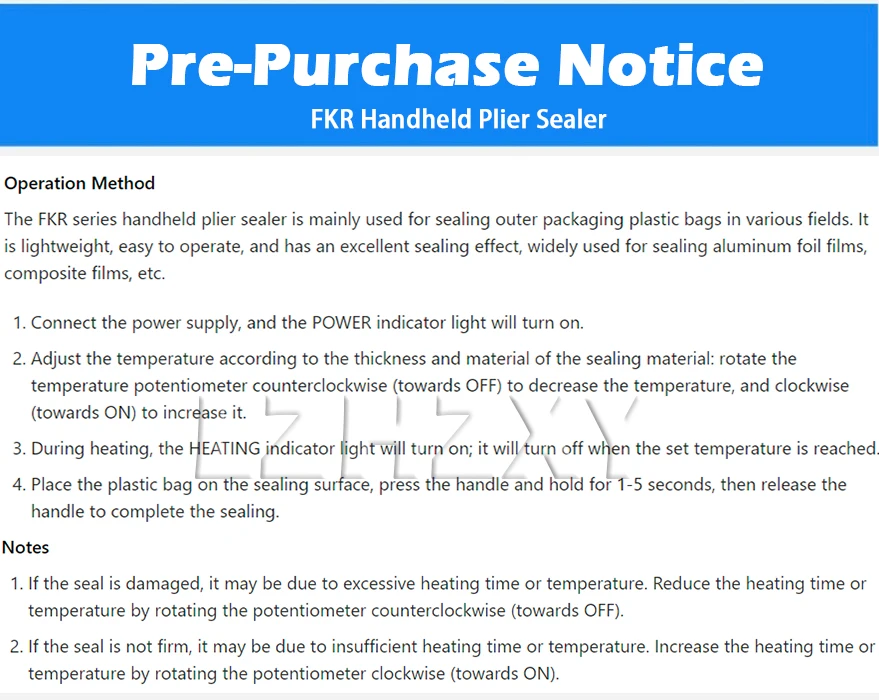 Professional Electric Impulse Sealer Hand Sealing Machine 20/30/40/50cm Length S