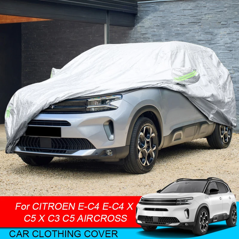 Couverture de voiture complète pour Citroen C3 C5 Aircross C5X, E-C4 de E-C4X  2022-2025, pluie, gel, neige, poussière, étanche, protection, accessoire  auto - AliExpress