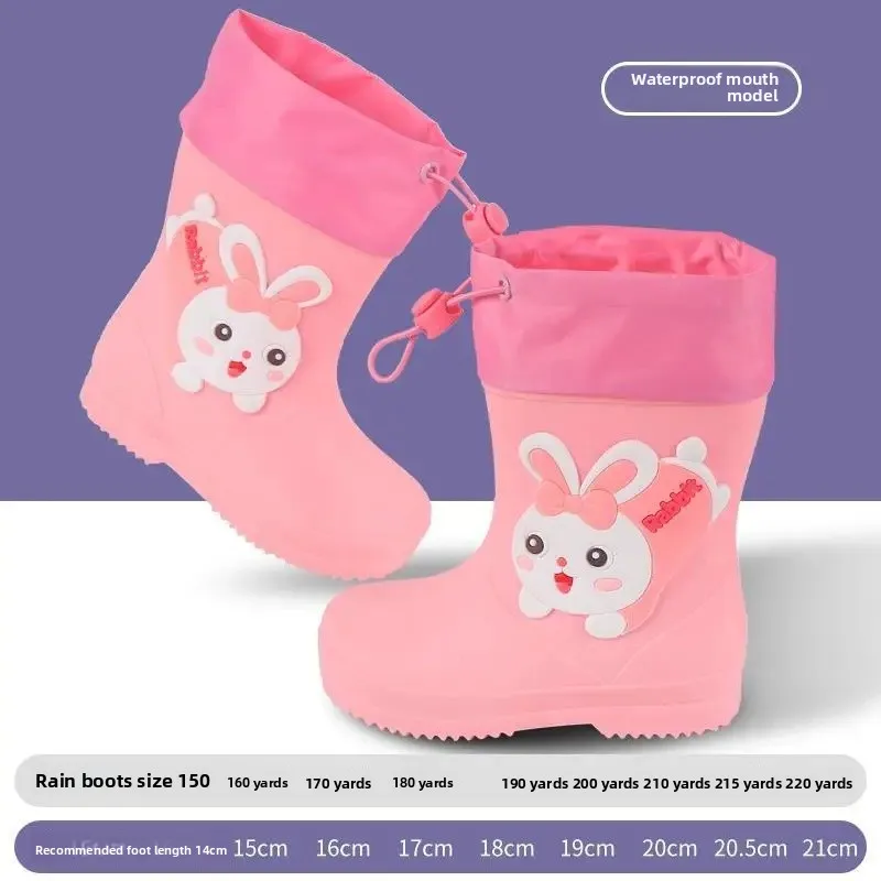 [Upgrade-waterproof elastic mouth] Pink Rabbit