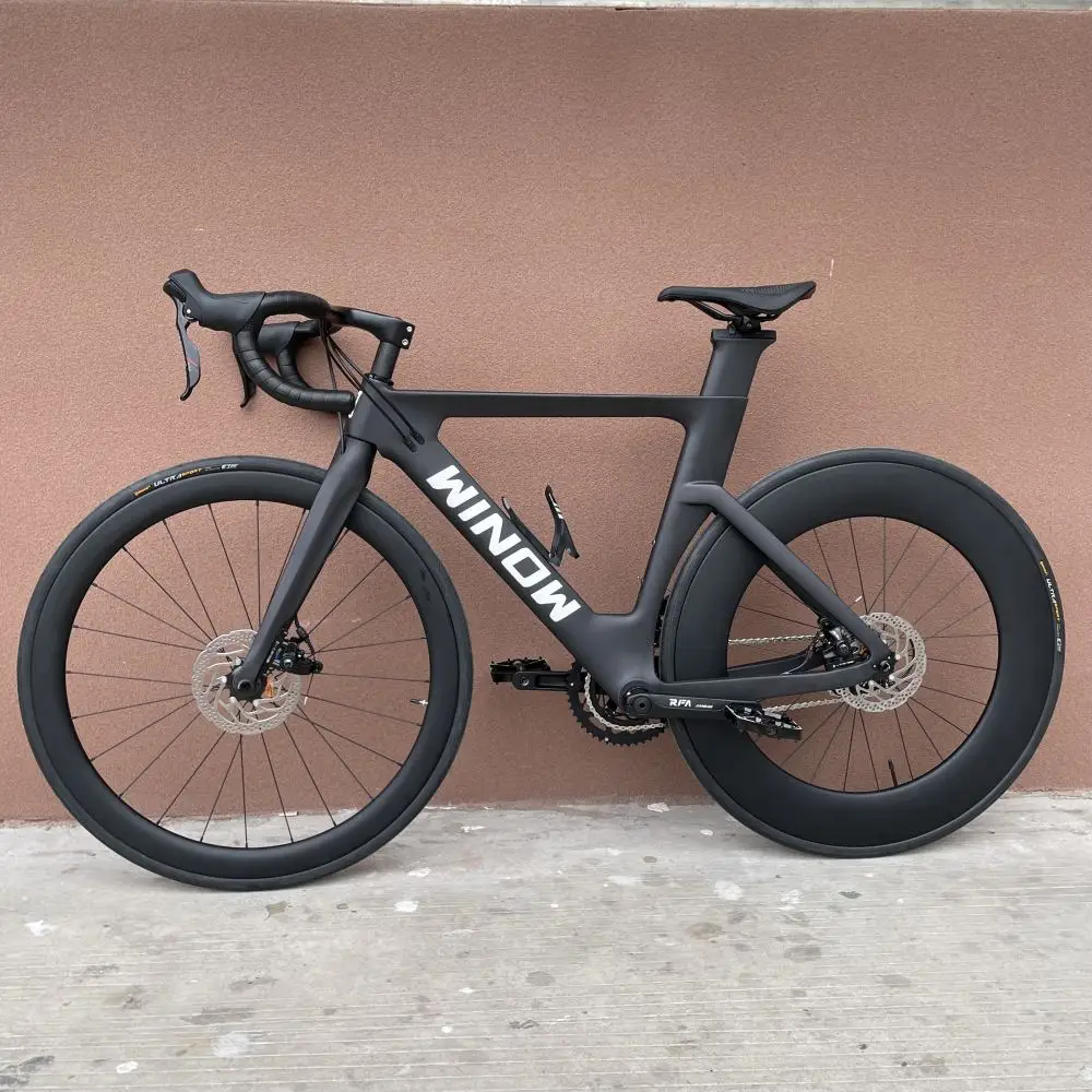 Winowsportsエアロカーボンディスクブレーキロードフレーム140