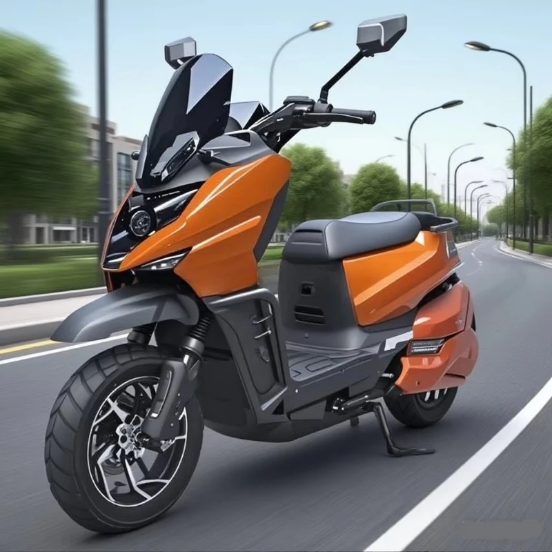 SXLL Customizable logo 72V20A two-wheel 90/90-12 1200 watt electric motorcycle adult headlights electric motorcycle