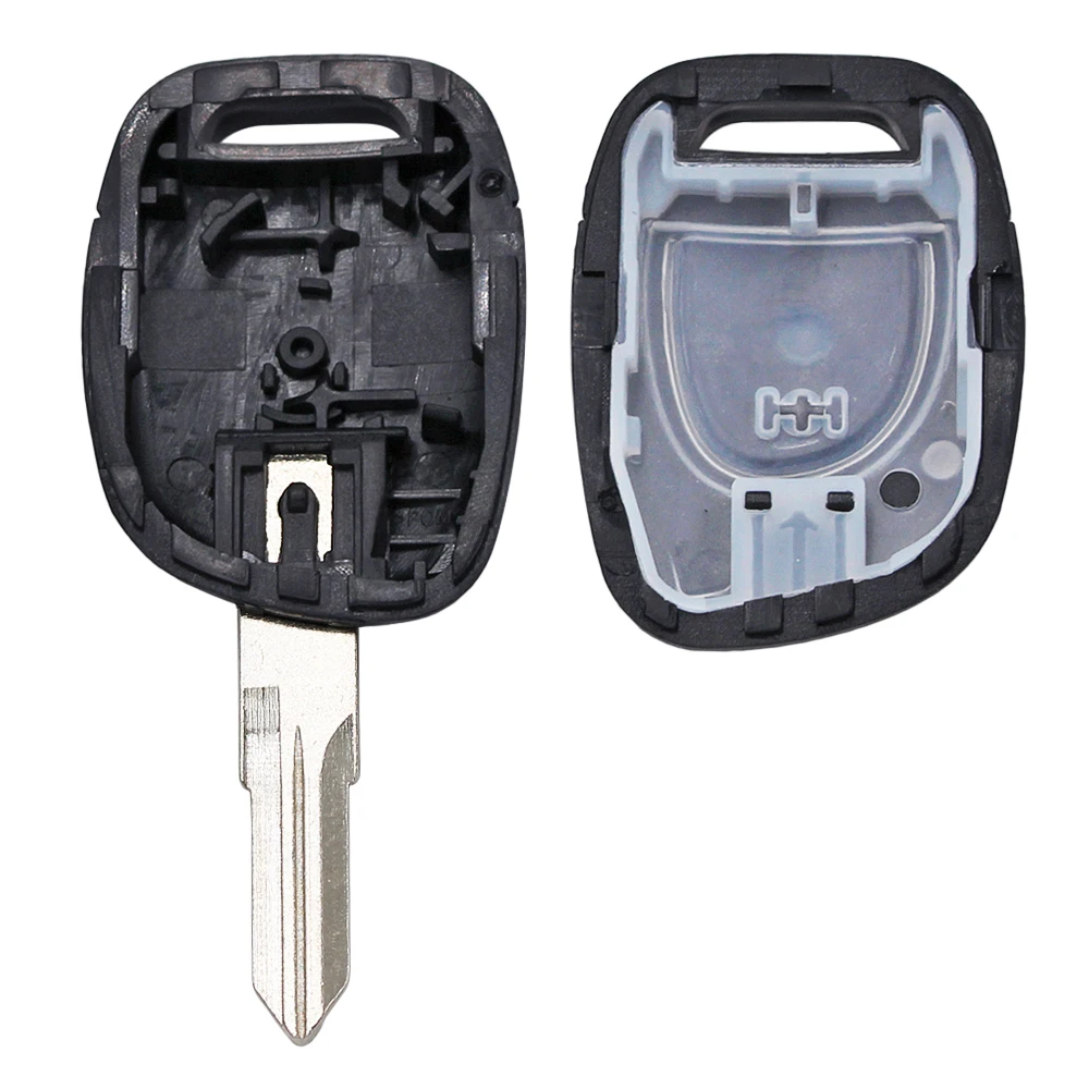 1 Button Remote Car Key Shell For Renault Twingo Clio Kangoo Master Simbol NE73 / VAC102 Blade With / No Battery Holder car key shell