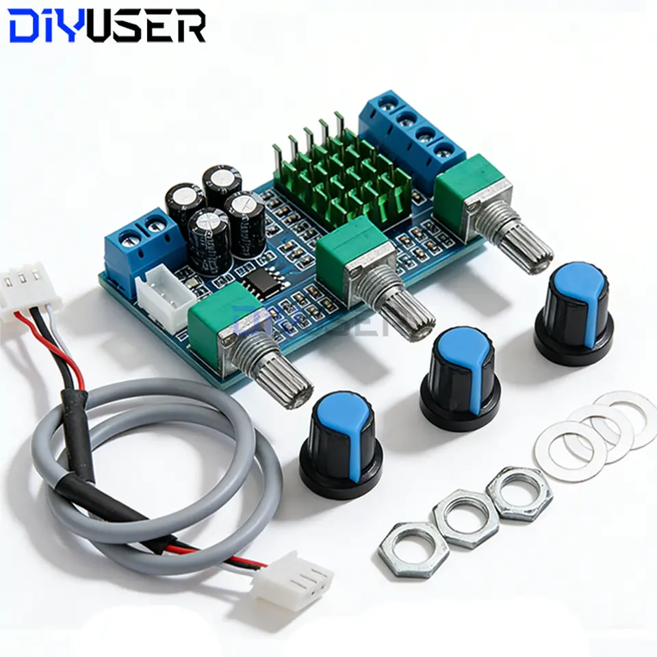 TPA3116D2 80W+80W Stereo Amplifier Board, Hi-Fi Digital Audio Power Amp Module for Home Theater Car Audio DIY Speaker image 1