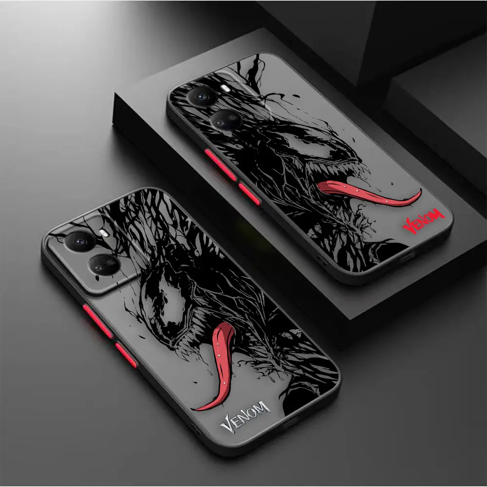 

Matte Case for Huawei NOVA Y70 10 9 8SE 8 7SE 7I 7 6 5I 4 3I 4G 5G Case Funda Coque Capa Shell Cover Marvel Spiderman Venom LOGO