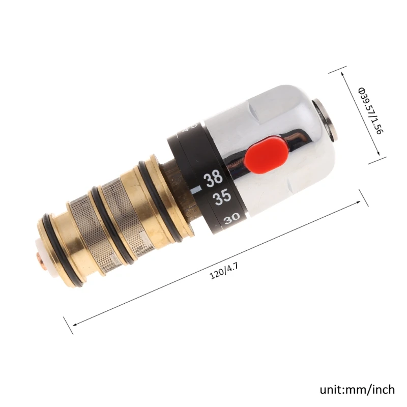 652F Brass Thermostatic Mixer Tap Thermostatic Mixing Va-lve Temperature Control Tap