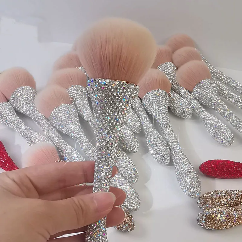 Spazzola per Polvere per Nail Art, per Manicure, Glitter e Strass, Pennello per Rimozione Polvere per Arte delle Unghie, Strumento per Pulizia Polvere Gel UV