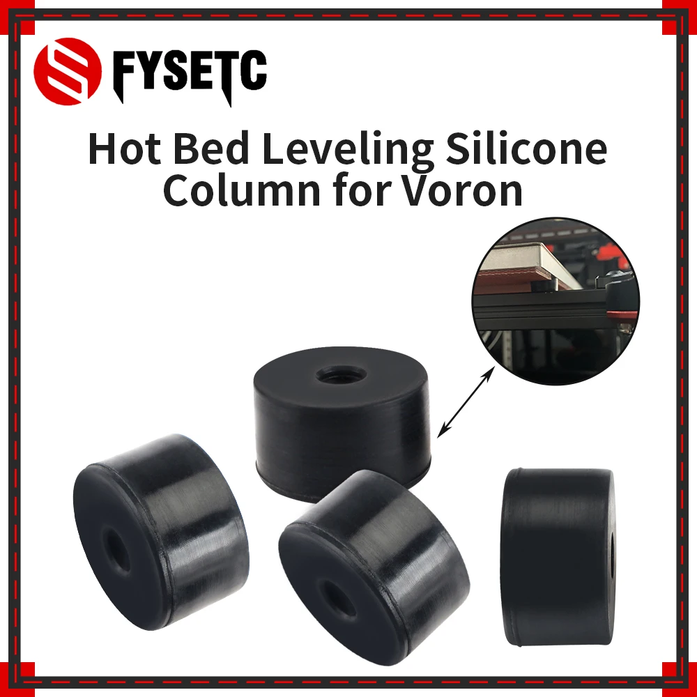 FYSETC Silicone Column Solid Spacer Hot Bed Leveling Column High Temperature For Voron R2 Voron Trident 3d Printer Accessories