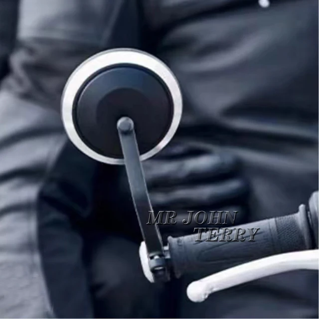 Motorcycle CNC Handlebar Handle Bar Rearview Side Mirrors Bar End Mirror Kit For Street Trident 660 Bobber T120 Daytona 660 675